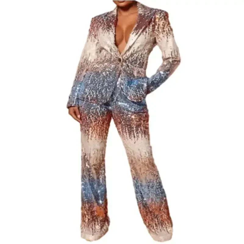 Two Piece Set Women Sequin Dashiki Traditional African Africaine Print Bodycon Tops And Pants Suits Africa Clothes Matching Sets
Two Piece Set Women Sequin Dashiki Traditional African Africaine Print Bodycon Tops And Pants Suits Africa Clothes Matching Sets
