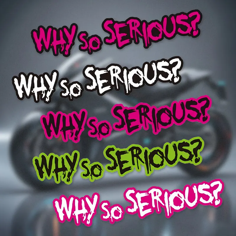 1 шт., наклейка на мотоцикл «HY SO SERIOUS», водостойкая виниловая наклейка для мотоцикла, передний обтекатель, шлем, окно автомобиля, электрический скутер
1 шт., наклейка на мотоцикл «HY SO SERIOUS», водостойкая виниловая наклейка для мотоцикла, передний обтекатель, шлем, окно автомобиля, электрический скутер