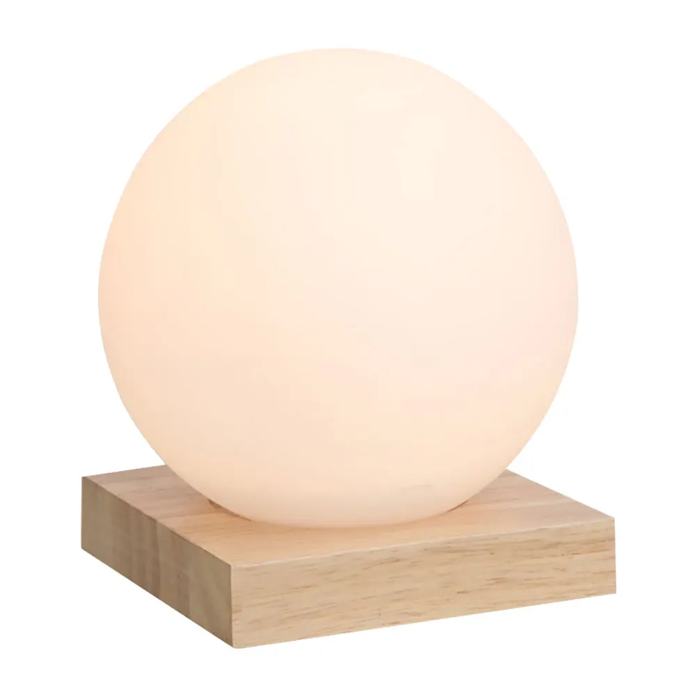 Chic Wooden Lamp Ball Shaped Glass Bedside Night Light Home Hotel Dorm Simple Elegant Decorative Lighting Us Plug
Chic Wooden Lamp Ball Shaped Glass Bedside Night Light Home Hotel Dorm Simple Elegant Decorative Lighting Us Plug