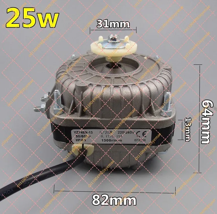 New YZF10-20 Shaded Pole Asynchronous Fan Motor, 30W 40W, Refrigerator Freezer Cooling Fan Motor Spare Parts
New YZF10-20 Shaded Pole Asynchronous Fan Motor, 30W 40W, Refrigerator Freezer Cooling Fan Motor Spare Parts