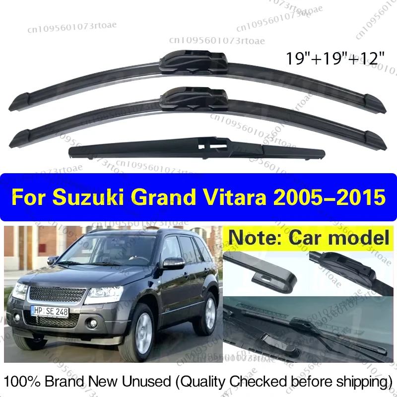 For Suzuki Grand Vitara 2005-2015 Car Front Rear Wiper Blades Soft Rubber Windscreen Wipers Auto Windshield Rain Brush 19"19"12"
For Suzuki Grand Vitara 2005-2015 Car Front Rear Wiper Blades Soft Rubber Windscreen Wipers Auto Windshield Rain Brush 19"19"12"