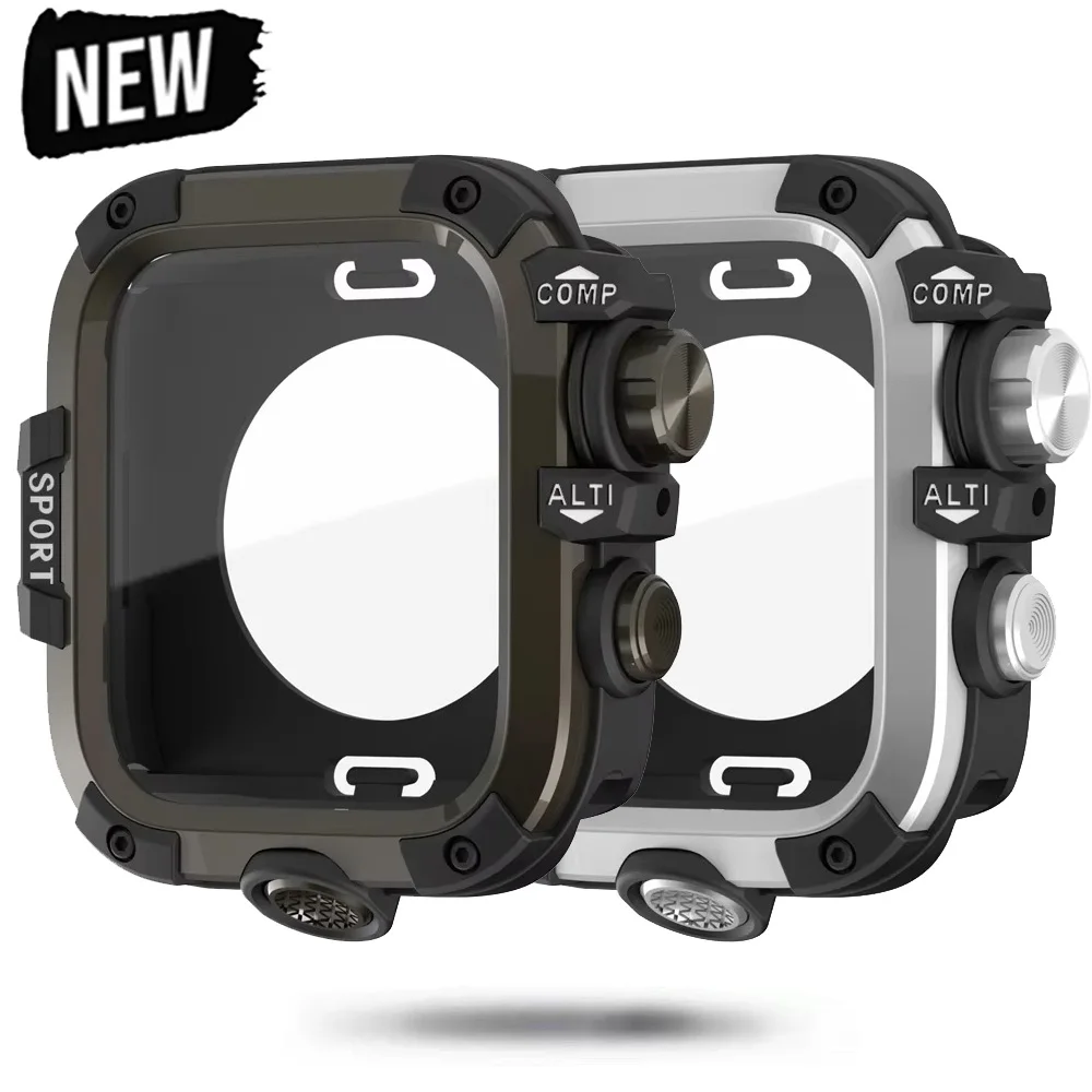 Waterproof Metal Bumper Case For Apple Watch 45mm 44mm Protector Frame Cover With Tempered Film For iWatch Series 9 8 7 6 5 4 SE
Waterproof Metal Bumper Case For Apple Watch 45mm 44mm Protector Frame Cover With Tempered Film For iWatch Series 9 8 7 6 5 4 SE
