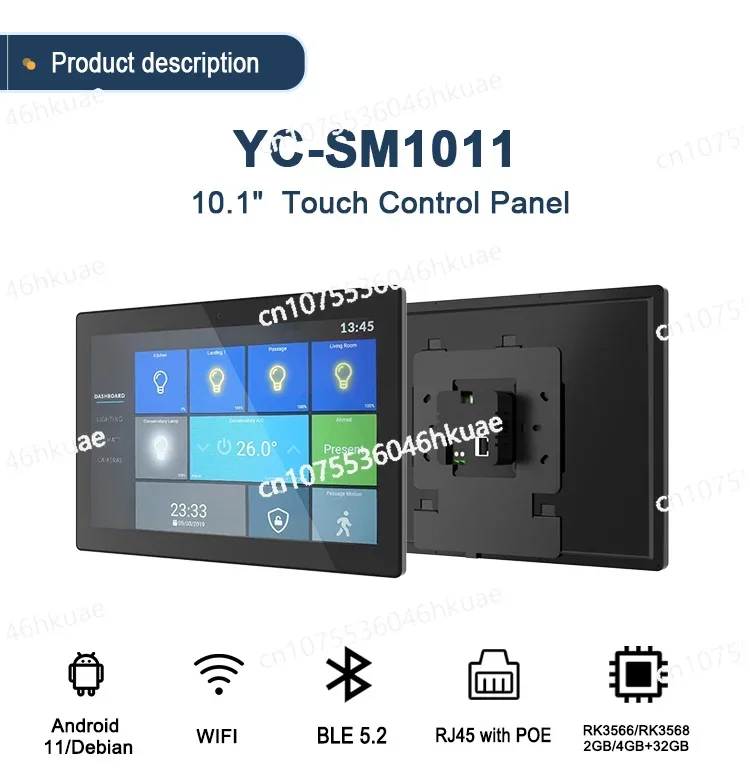 Nieuw Ontwikkelde Smart Home-Systeem 10.1 Inch 1280X800 Resolutie Flash Mount Android Poe Tablet Bedieningspaneel
Nieuw Ontwikkelde Smart Home-Systeem 10.1 Inch 1280X800 Resolutie Flash Mount Android Poe Tablet Bedieningspaneel