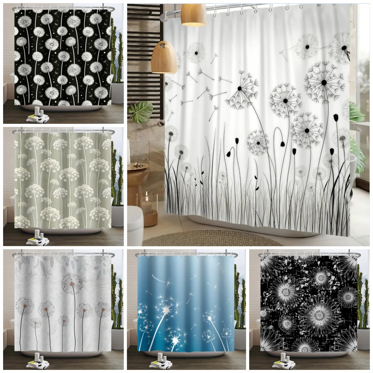 Dandelion Theme Simple Shower Curtains Waterproof Print Bathroom Curtain Home Decorations Ployester Bath Curtain With 12 Hooks
Dandelion Theme Simple Shower Curtains Waterproof Print Bathroom Curtain Home Decorations Ployester Bath Curtain With 12 Hooks