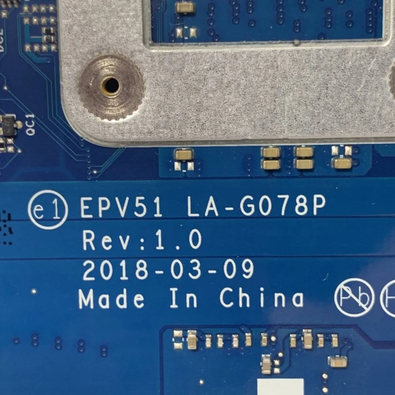 EPV51 LA-G078P FOR H P 15-DB 15-DA Notebook Motherboard With AMD CPU E2 A4 A6 A9 Tested 100% OK
EPV51 LA-G078P FOR H P 15-DB 15-DA Notebook Motherboard With AMD CPU E2 A4 A6 A9 Tested 100% OK