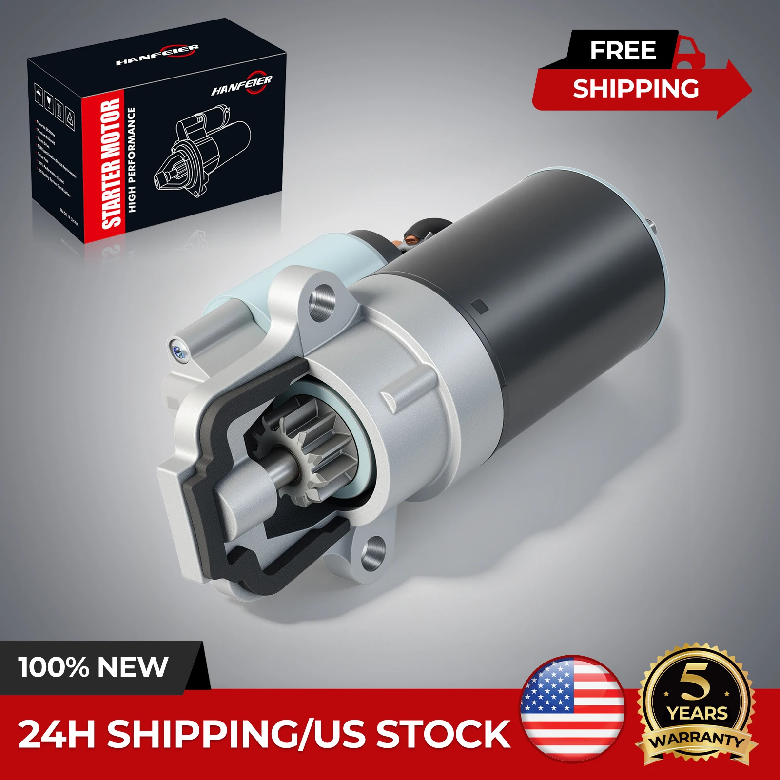 6657 Starter For Ford Ranger 2001-2011 Mazda B2300 2001-2009 2.3L l4 410-14056
6657 Starter For Ford Ranger 2001-2011 Mazda B2300 2001-2009 2.3L l4 410-14056