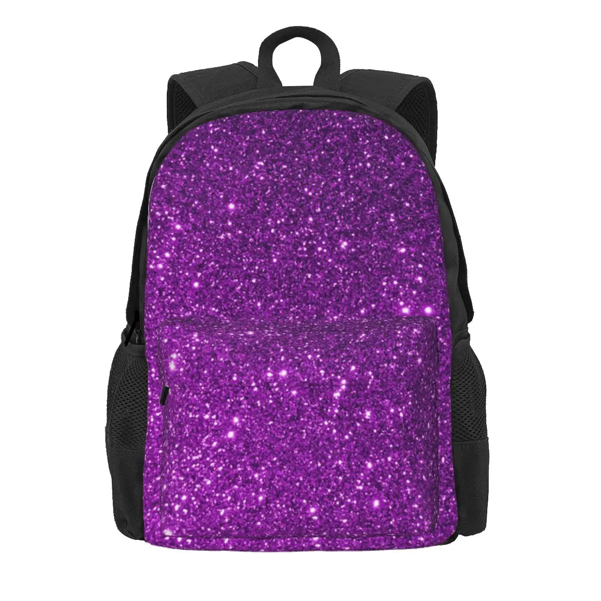 Purple Sparkly Glitter Backpack Daypack Large Capacity Kids BookBag School Bag Shoulder Bags for Men Women
Purple Sparkly Glitter Backpack Daypack Large Capacity Kids BookBag School Bag Shoulder Bags for Men Women
