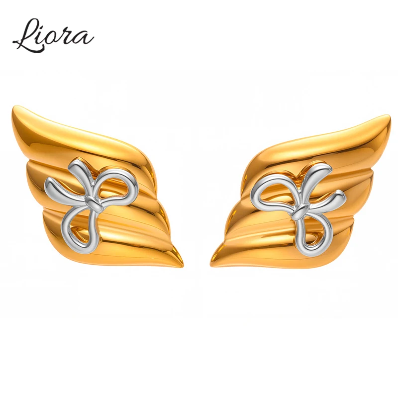 Liora Castings геометрические серьги-гвоздики для женщин из нержавеющей стали с бантом, гипоаллергенные эмалированные серьги, женские вечерние украшения
Liora Castings геометрические серьги-гвоздики для женщин из нержавеющей стали с бантом, гипоаллергенные эмалированные серьги, женские вечерние украшения