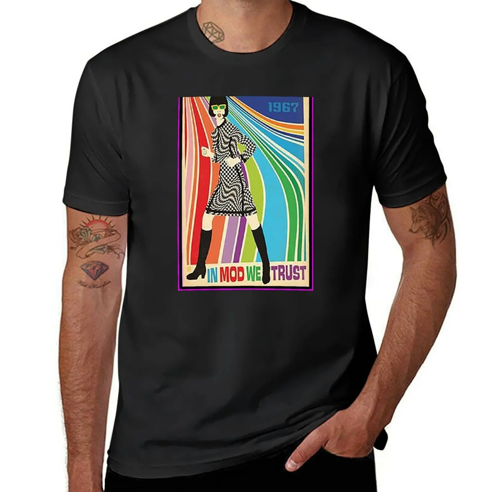 In Mod We Trust, London Mod, 1960s, sixties,OpArt, 1960s fashion,vintage poster, mid century modern, T-Shirt Blouse men clothing
In Mod We Trust, London Mod, 1960s, sixties,OpArt, 1960s fashion,vintage poster, mid century modern, T-Shirt Blouse men clothing