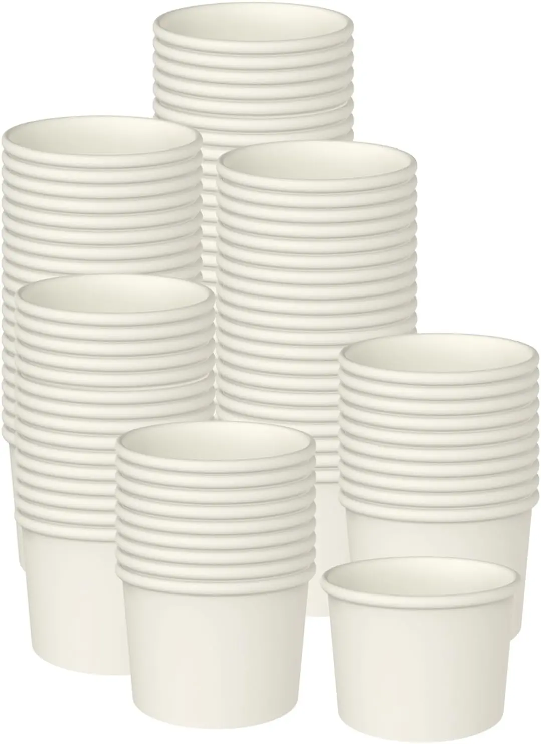 200 Pcs 4 Ounce Paper Ice Cream Cups Disposable Dessert Bowls for Hot or Cold Food, Sundae, Frozen Yogurt, Soup, White
200 Pcs 4 Ounce Paper Ice Cream Cups Disposable Dessert Bowls for Hot or Cold Food, Sundae, Frozen Yogurt, Soup, White
