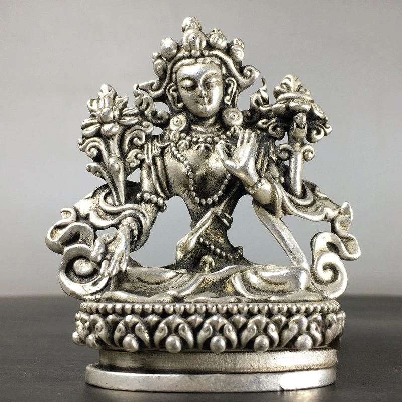 Antique Tibetan Buddhist Manjushri Bodhisattva Statue Feng Shui Miniatures Figurines Home Decor Retro Office Desktop Ornaments
Antique Tibetan Buddhist Manjushri Bodhisattva Statue Feng Shui Miniatures Figurines Home Decor Retro Office Desktop Ornaments