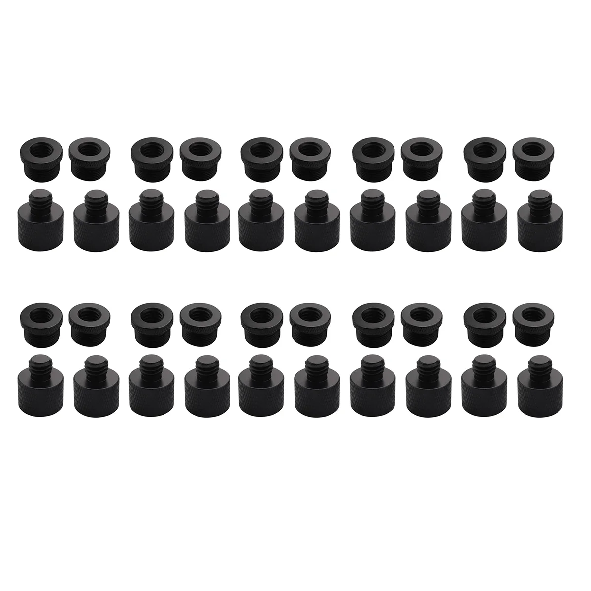 A14M 40 Pcs Mic Thread Adapter 5/8 Female to 3/8 Male and 3/8 Female to 5/8 Male Screw Adapter Thread for Mic Stand Mount
A14M 40 Pcs Mic Thread Adapter 5/8 Female to 3/8 Male and 3/8 Female to 5/8 Male Screw Adapter Thread for Mic Stand Mount