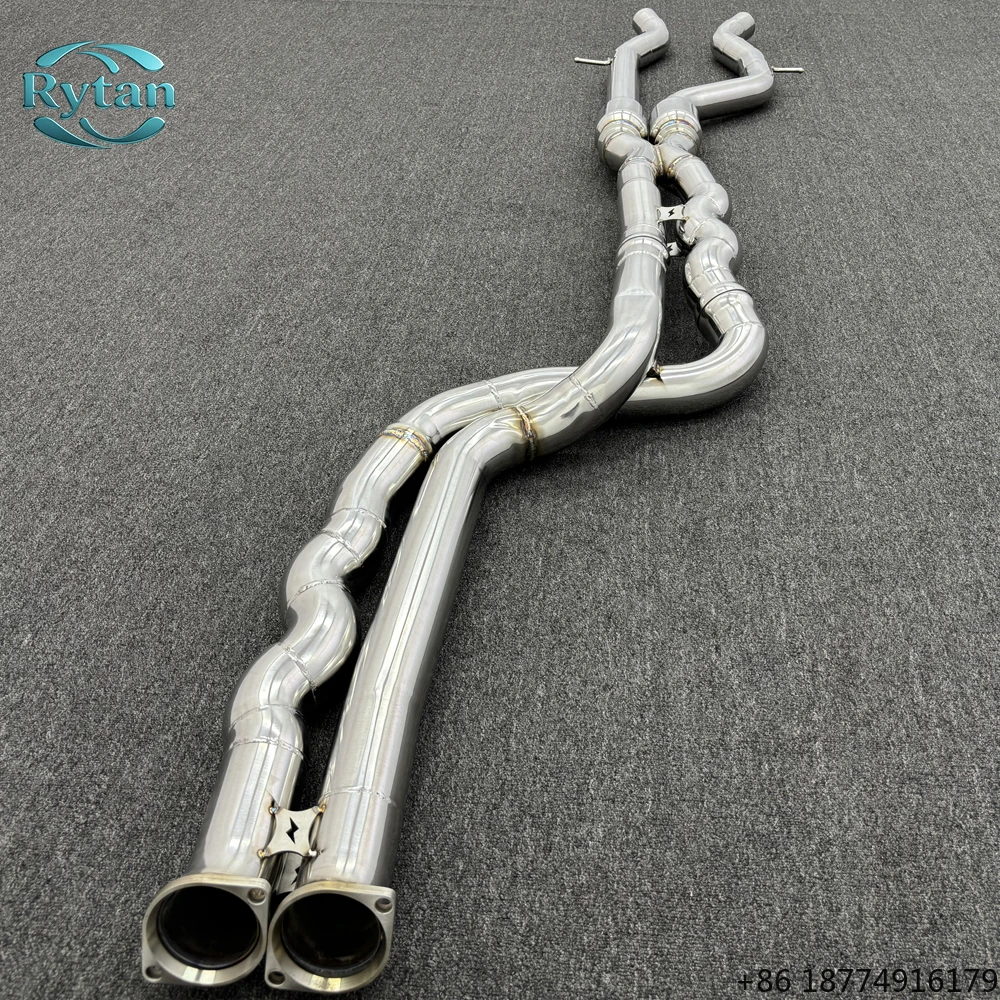 Exhaust Pipe Valved High Quality Stainless Steel Valvetronic Exhaust System Midpipe for F80 F82 M3 M4
Exhaust Pipe Valved High Quality Stainless Steel Valvetronic Exhaust System Midpipe for F80 F82 M3 M4