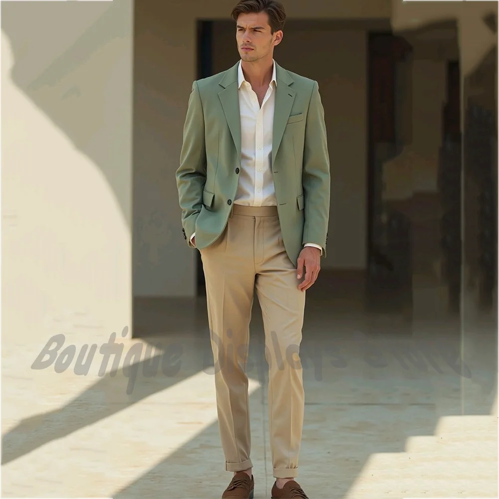 Contrast Color Men's Suits 2 Piece(Jacket+Pants ) Classic Notch Lapel Single Breasted Smart Casual Business Office Wedding Set
Contrast Color Men's Suits 2 Piece(Jacket+Pants ) Classic Notch Lapel Single Breasted Smart Casual Business Office Wedding Set