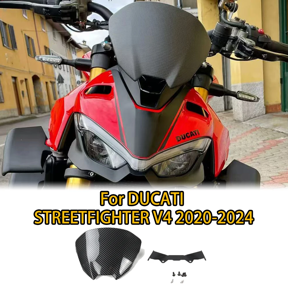 New Windscreen For DUCATI Streetfighter V4 V4S V4 S 2020 2021 2022 2023 2024 Windshield Viser Baffle VIsor Wind Deflectors
New Windscreen For DUCATI Streetfighter V4 V4S V4 S 2020 2021 2022 2023 2024 Windshield Viser Baffle VIsor Wind Deflectors