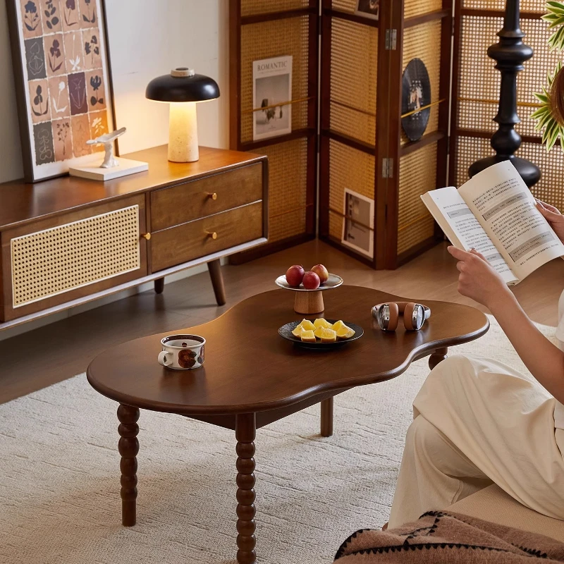 Japanese Portable Coffee Table Retro Polished Nordic Japanese Coffee Table Minimalist Plush Stolik Kawowy Living Room Furniture
Japanese Portable Coffee Table Retro Polished Nordic Japanese Coffee Table Minimalist Plush Stolik Kawowy Living Room Furniture