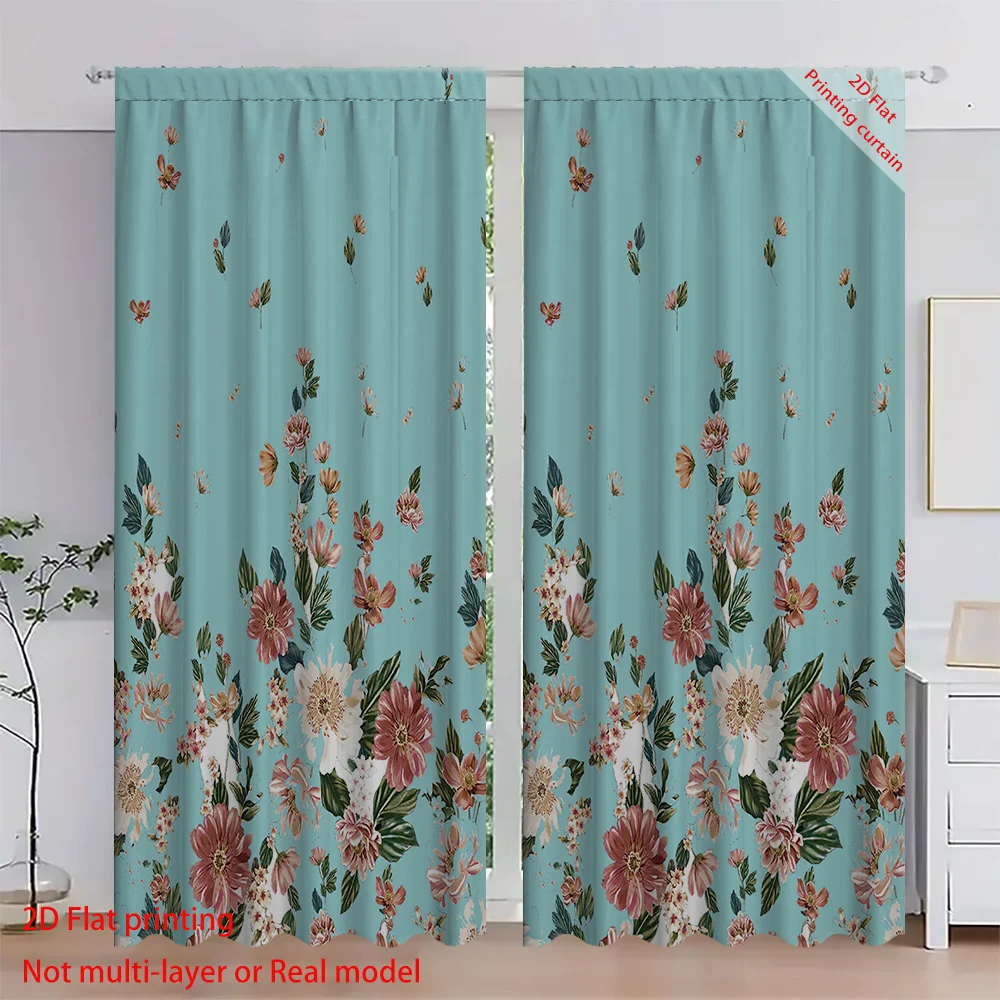 Home decoration curtains, polyester fiber cartoon floral printed curtains, suitable for bedrooms, living rooms, and dormitories
Home decoration curtains, polyester fiber cartoon floral printed curtains, suitable for bedrooms, living rooms, and dormitories