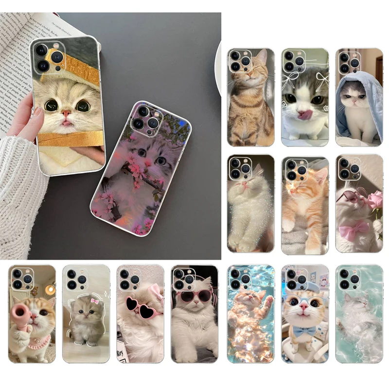 Cute Baby Cat Phone Case Carcasa Funda For iPhone 17 Pro Max Air 17 16 15 14 13 Pro Max 15 16 Pro 15Plus
Cute Baby Cat Phone Case Carcasa Funda For iPhone 17 Pro Max Air 17 16 15 14 13 Pro Max 15 16 Pro 15Plus