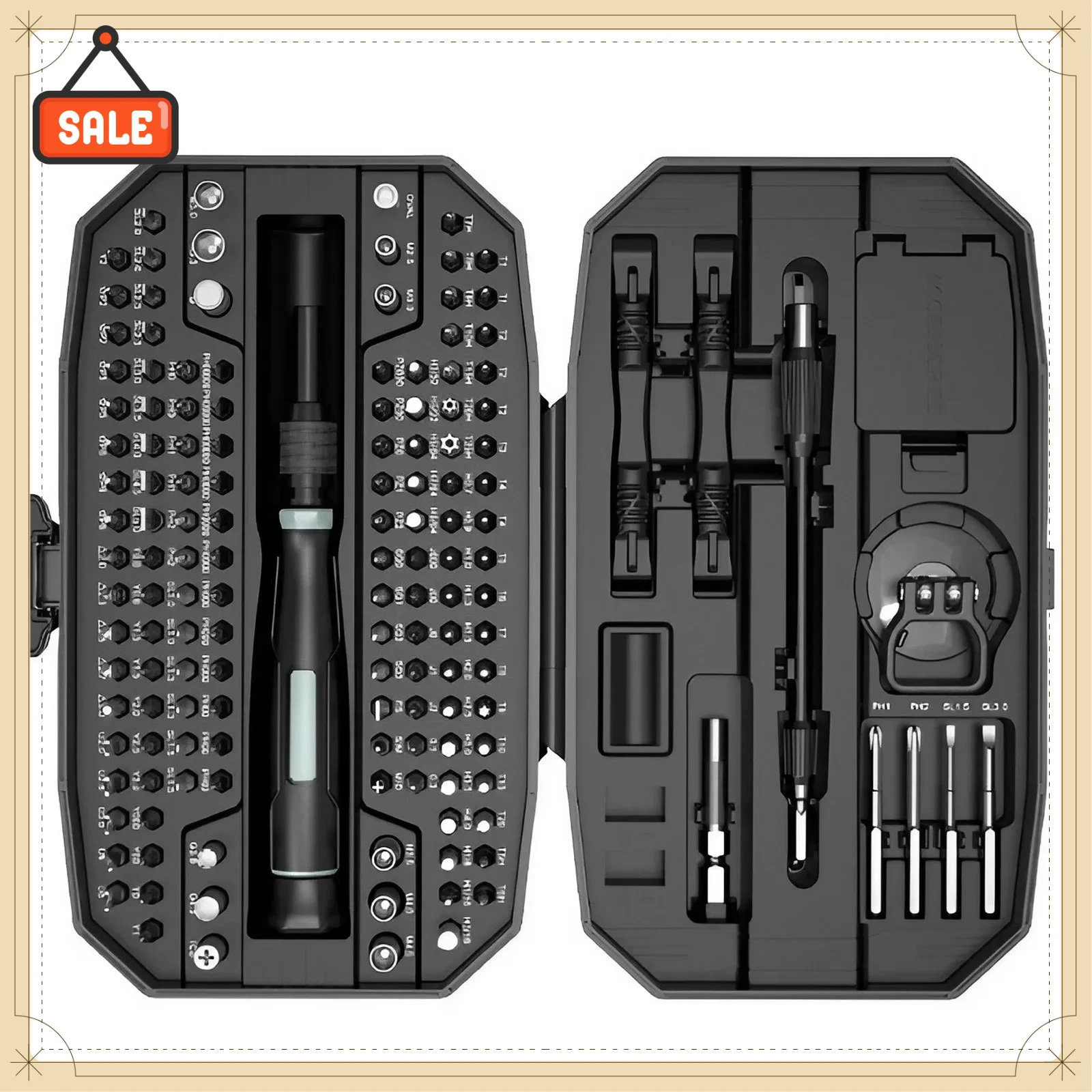 152in1 Precision Screwdriver Set Multifunctional Electronic Repair Kit for Laptop PC Phone Watch
152in1 Precision Screwdriver Set Multifunctional Electronic Repair Kit for Laptop PC Phone Watch