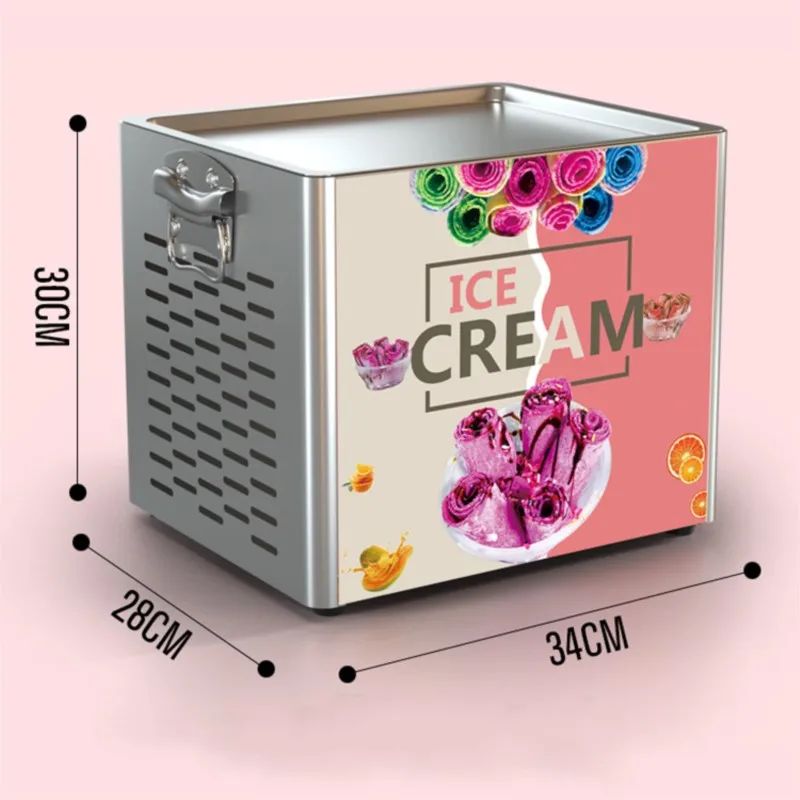 Commercial Catering Fried Yogurt Ice Roll Maker Fried Ice Cream Rolls Machine Fried Ice Machine Frying Rolls Ice Equipment
Commercial Catering Fried Yogurt Ice Roll Maker Fried Ice Cream Rolls Machine Fried Ice Machine Frying Rolls Ice Equipment
