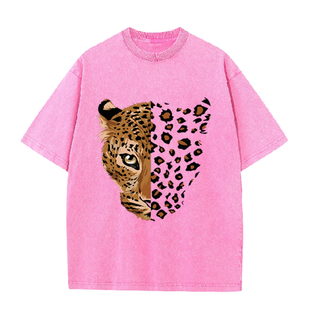2026 Women Washed Cotton T Shirt Leopard Tiger Cartoon Print Short Sleeve Round Neck Vintage Graphic Tee Casual Streetwear Tops
2026 Women Washed Cotton T Shirt Leopard Tiger Cartoon Print Short Sleeve Round Neck Vintage Graphic Tee Casual Streetwear Tops