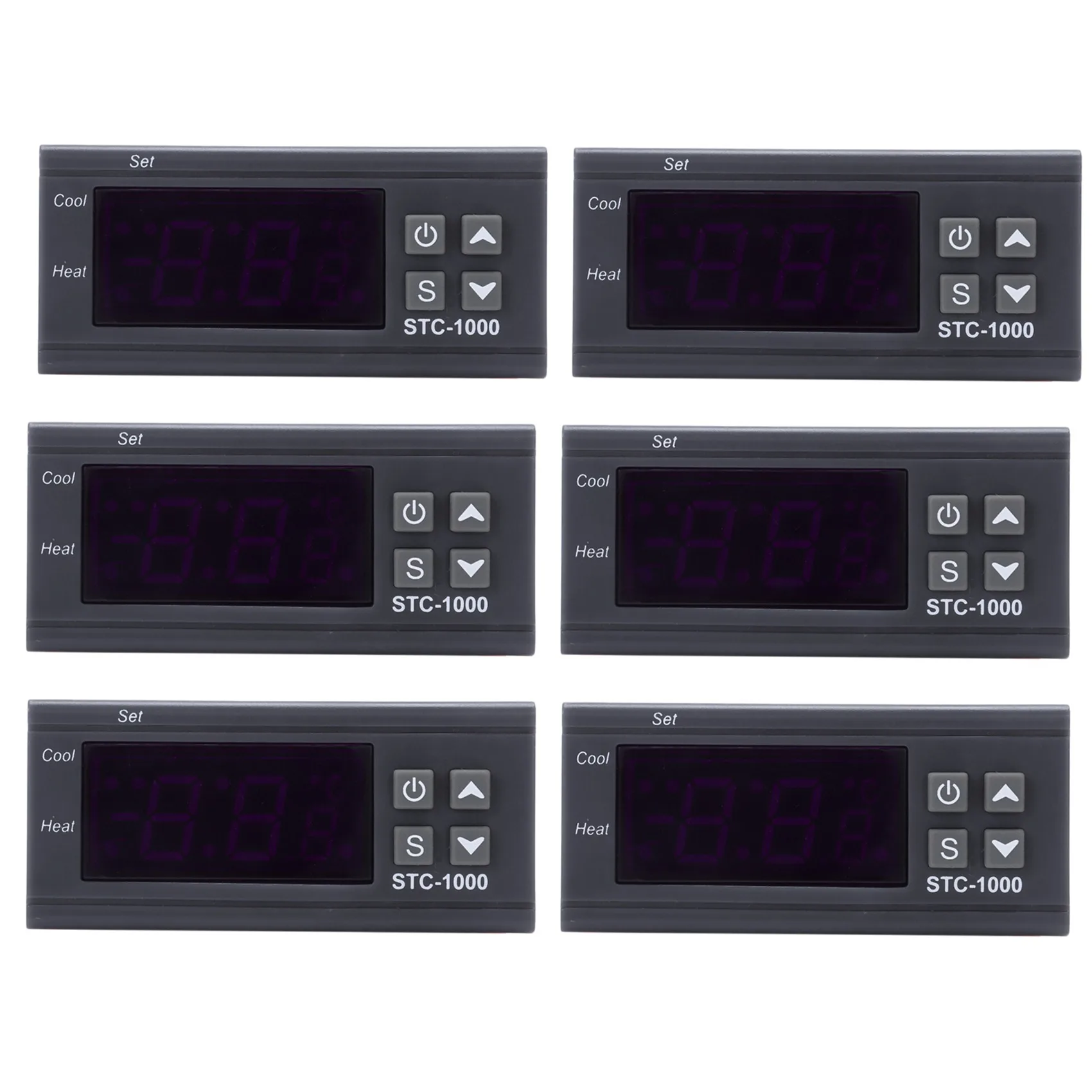 N84R 6X 220V Digital STC-1000 Temperature Controller Thermostat Regulator+Sensor Probe
N84R 6X 220V Digital STC-1000 Temperature Controller Thermostat Regulator+Sensor Probe