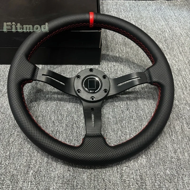 14-inch 350mm SIM JDM Universal ND Steering Wheel Perforated Leather Classic Style Deep Dish Racing Sports Steering Wheel PCD 70
14-inch 350mm SIM JDM Universal ND Steering Wheel Perforated Leather Classic Style Deep Dish Racing Sports Steering Wheel PCD 70