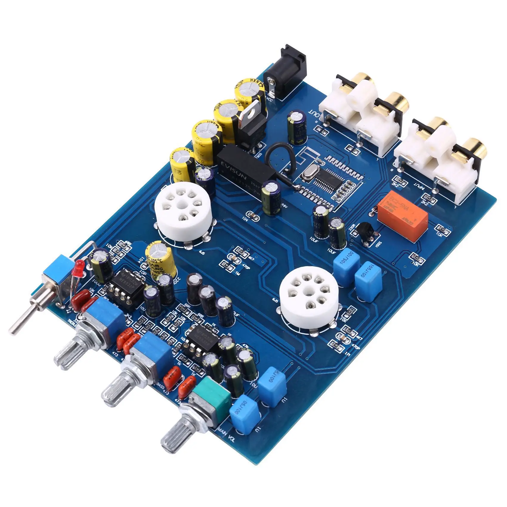 Reliable-NE5532 DC12V2A Bluetooth 4.2 HIFI Preamp 6J5 Home Audio Tube Amplifier Fever Bile Preamp Tone Board 470UF/25V,NE5532 DC
Reliable-NE5532 DC12V2A Bluetooth 4.2 HIFI Preamp 6J5 Home Audio Tube Amplifier Fever Bile Preamp Tone Board 470UF/25V,NE5532 DC