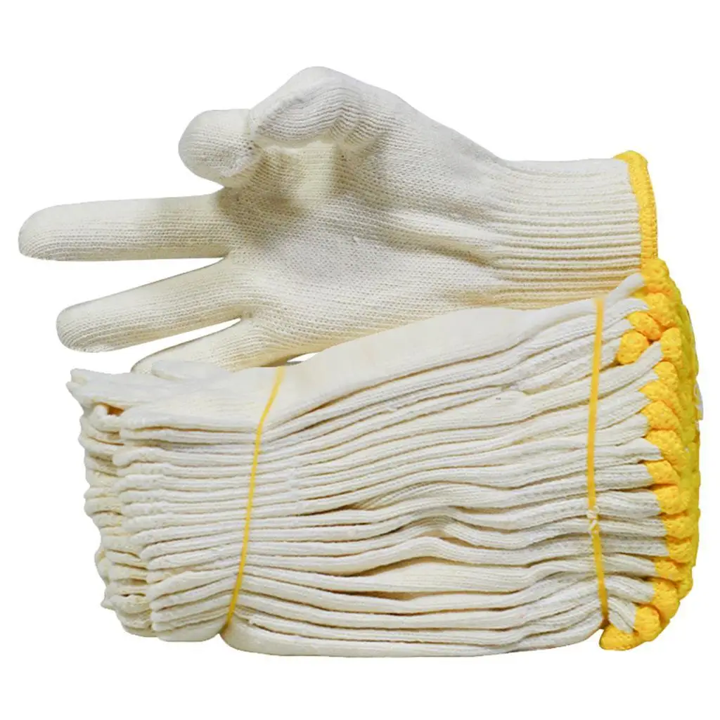 Cotton Knitted Cut Resistant Work Gloves Heavy Duty Labor Protection Gloves for Warehouse Packaging and Woodworking
Cotton Knitted Cut Resistant Work Gloves Heavy Duty Labor Protection Gloves for Warehouse Packaging and Woodworking
