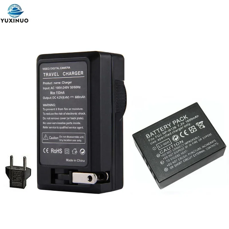 1600mAh NP-W126 NPW126 NP-W126S W126S Camera Battery + AC Charger For Fujifilm Fuji X-Pro1 XPro1 X-T1 XT1,HS30EXR HS33EXR X PRO1
1600mAh NP-W126 NPW126 NP-W126S W126S Camera Battery + AC Charger For Fujifilm Fuji X-Pro1 XPro1 X-T1 XT1,HS30EXR HS33EXR X PRO1