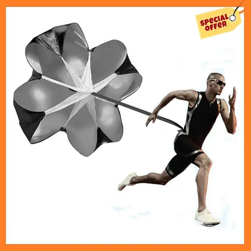 Running Speed Training Soccer Training Resistance Parachute Strength Speed Training Kids Teens And Adults 1.45X1.45M White&Black
Running Speed Training Soccer Training Resistance Parachute Strength Speed Training Kids Teens And Adults 1.45X1.45M White&Black