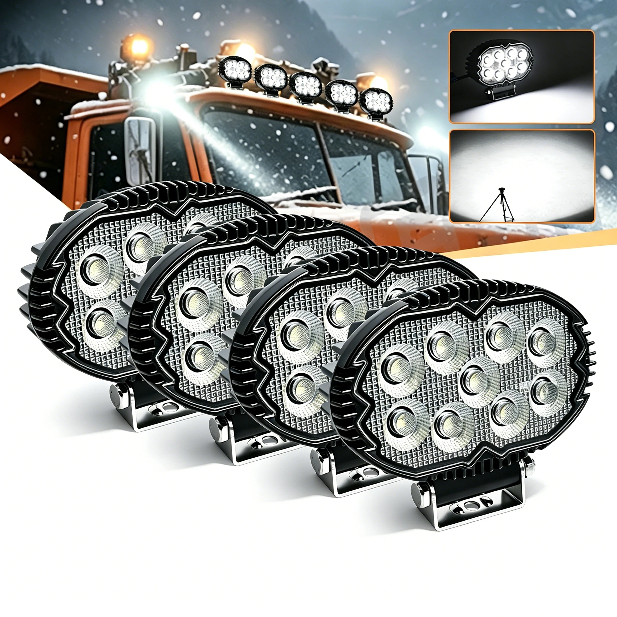 HL 5.5-Inch Elliptical Aluminum Alloy Casing Automotive LED Working Light Floodlight Suitable Cars Trucks Excavator off-road use
HL 5.5-Inch Elliptical Aluminum Alloy Casing Automotive LED Working Light Floodlight Suitable Cars Trucks Excavator off-road use