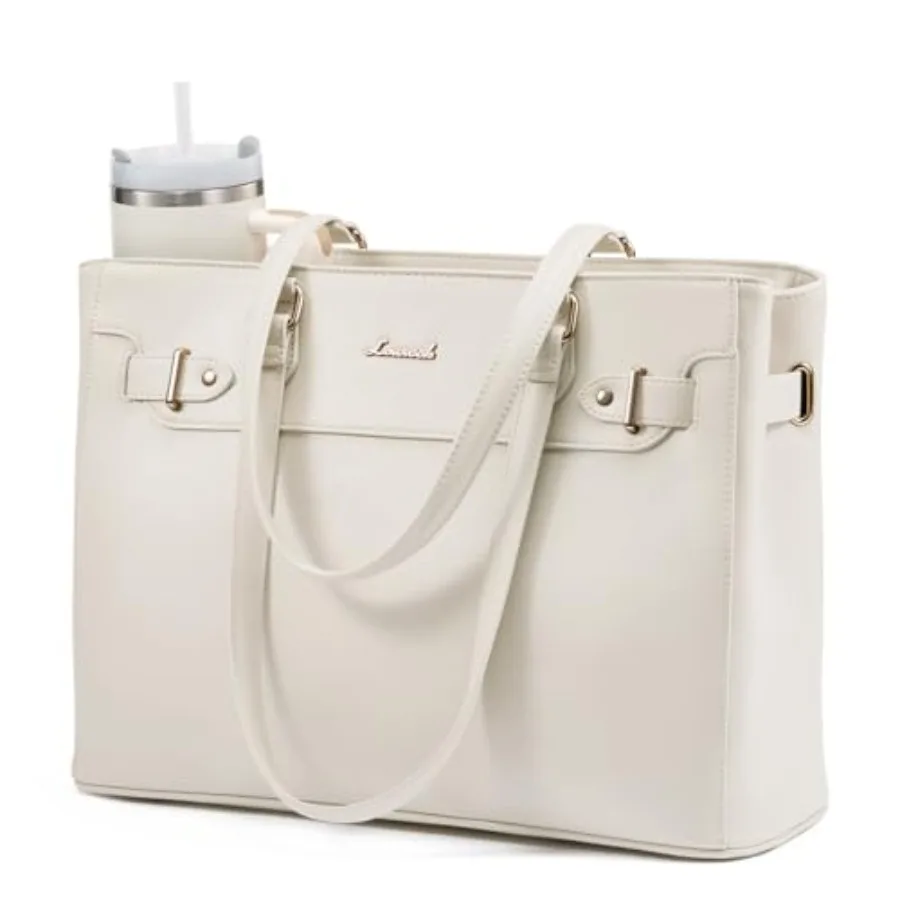 LOVEVOOK Laptop Tote Bag for Women Work, Teacher Tote Bag with Large Cup Holder, Waterproof Leather Computer Bag
LOVEVOOK Laptop Tote Bag for Women Work, Teacher Tote Bag with Large Cup Holder, Waterproof Leather Computer Bag