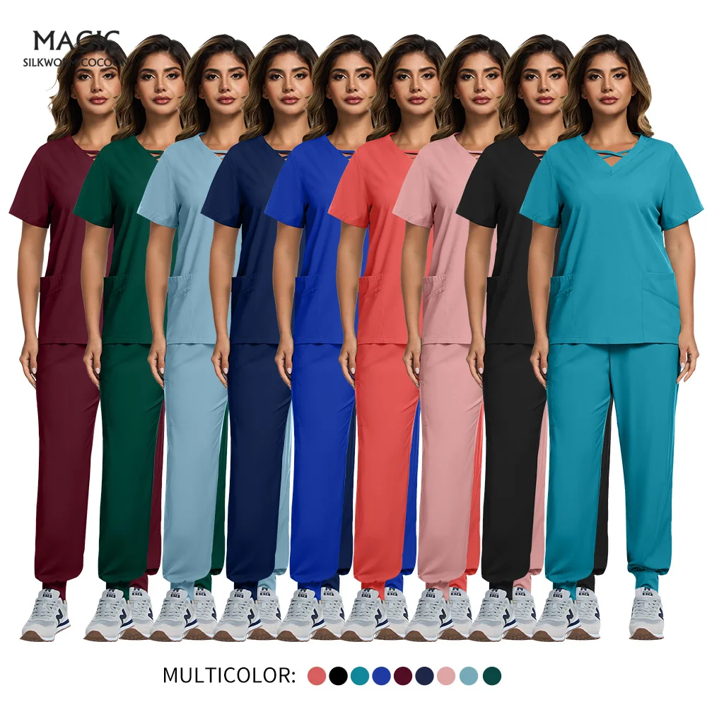 Medical Accessories Uniform Women Clinical Uniform Dental Scrub Jogger Suit Pet Hospital Scrubs Uniform Set Anesthetist Workwear
Medical Accessories Uniform Women Clinical Uniform Dental Scrub Jogger Suit Pet Hospital Scrubs Uniform Set Anesthetist Workwear