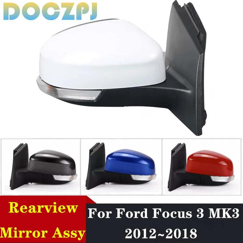 Car Outside Rearview Mirror Assembly For Ford Focus 3 MK3 2012 ~2018 With Turn Signal Lamp Heating Electrical
Car Outside Rearview Mirror Assembly For Ford Focus 3 MK3 2012 ~2018 With Turn Signal Lamp Heating Electrical