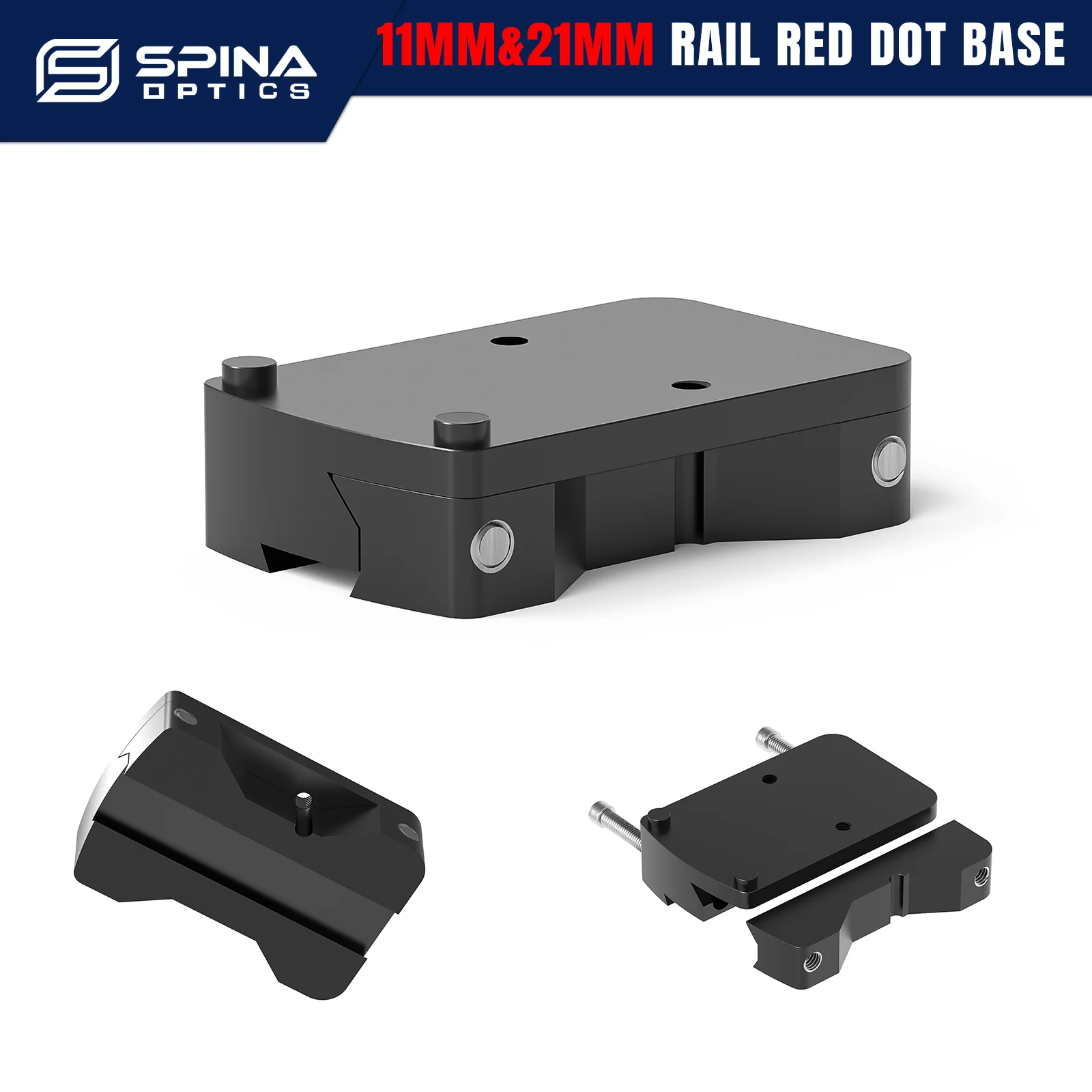 SPINA OPTICS База для коллиматора с посадочным местом стандарта S-FR, для рельсов Пикатинни и "ласточкин хвост" 11мм и 21мм
SPINA OPTICS База для коллиматора с посадочным местом стандарта S-FR, для рельсов Пикатинни и "ласточкин хвост" 11мм и 21мм