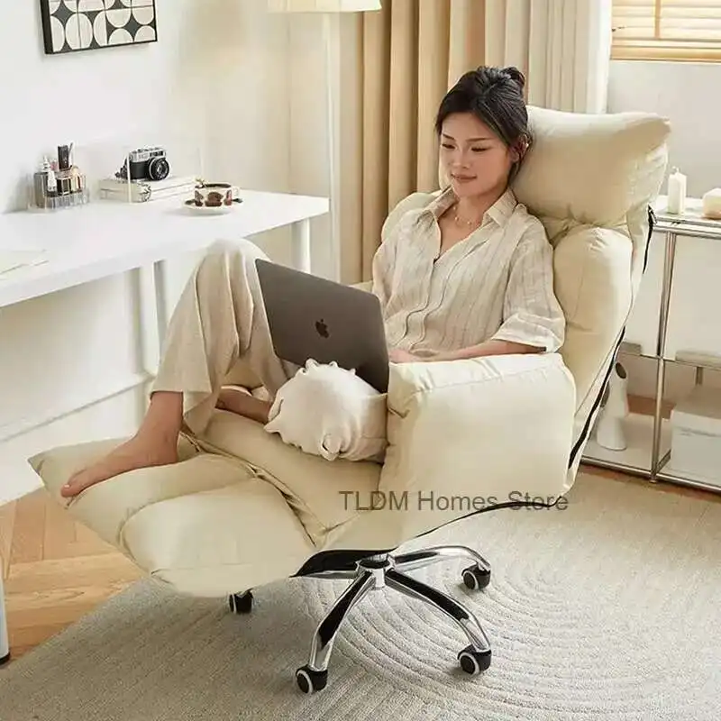 Throne Study Office Chair Vanity Salon Desk Lazy Luxury Ergonomic Office Chair Living Room Comfortable Silla Oficina Furniture
Throne Study Office Chair Vanity Salon Desk Lazy Luxury Ergonomic Office Chair Living Room Comfortable Silla Oficina Furniture