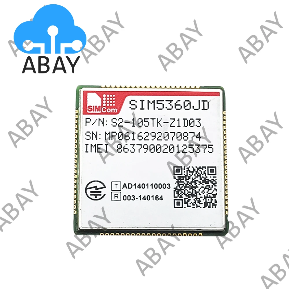 SIMCOM SIM5360 SIM5360JD Dual-Band UMTS/HSPA+ LCC Module 800/850/2100MHz GSM/GPRS/EDGE 850/900/1800/1900MHz
SIMCOM SIM5360 SIM5360JD Dual-Band UMTS/HSPA+ LCC Module 800/850/2100MHz GSM/GPRS/EDGE 850/900/1800/1900MHz