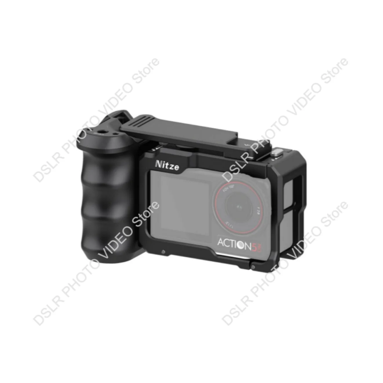 Nitze Cage for DJI Osmo Action 5 Pro/Action 4 / Action 3, Aluminum Xplorer Grip Kit, with Handle, Wrist Strap
Nitze Cage for DJI Osmo Action 5 Pro/Action 4 / Action 3, Aluminum Xplorer Grip Kit, with Handle, Wrist Strap