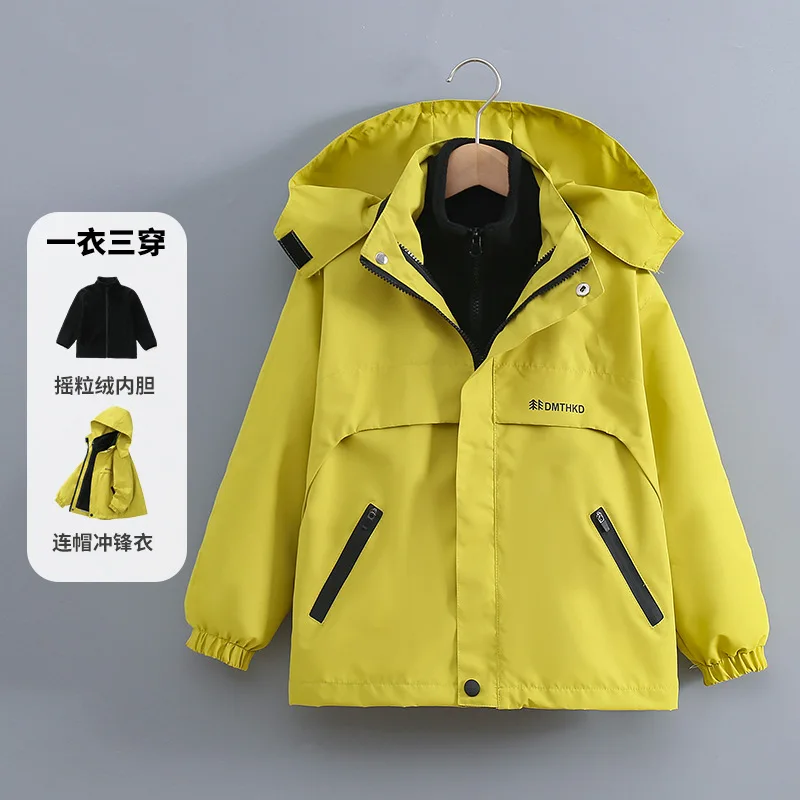 Children's Clothing Boys' Fleece Jacket 3-in-1 Children's Jacket Autumn and Winter New Windproof and Waterproof Soft Shell Top
Children's Clothing Boys' Fleece Jacket 3-in-1 Children's Jacket Autumn and Winter New Windproof and Waterproof Soft Shell Top