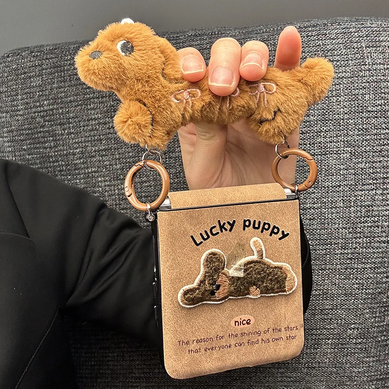 For samsung flip 6 flip7 phone cases cute puppy brown leather case for Samsung z flip 7 6 5 cases with fluffy handheld
For samsung flip 6 flip7 phone cases cute puppy brown leather case for Samsung z flip 7 6 5 cases with fluffy handheld