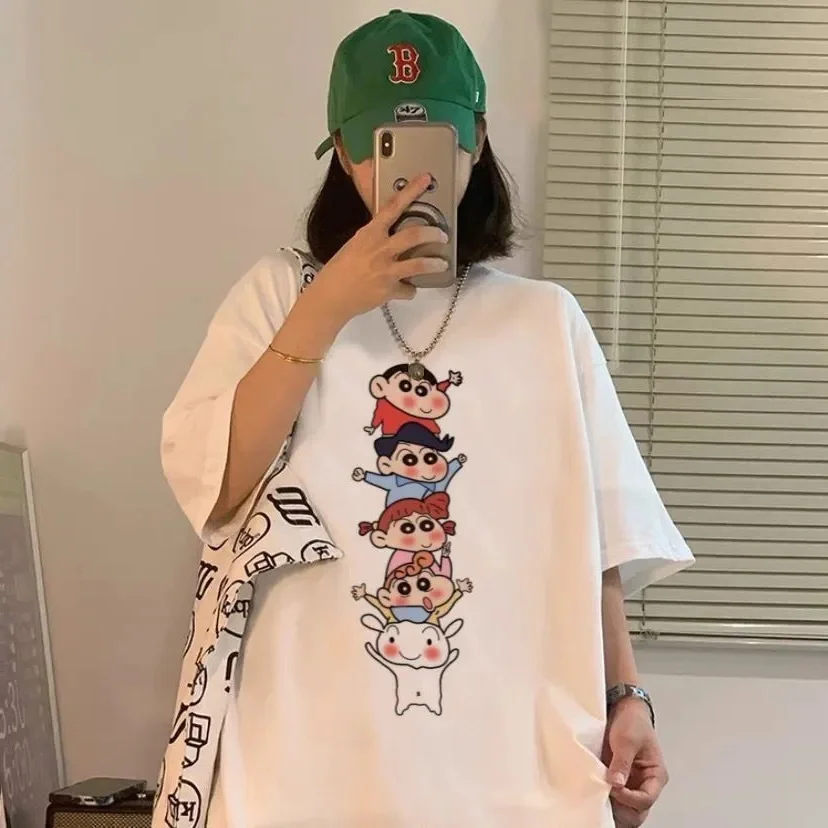 plus Size 300 Pou Korean Sle Printed round Ne ort Sve T-irt Women's Lazy Cute Age-Defng Meat-Covering Top
plus Size 300 Pou Korean Sle Printed round Ne ort Sve T-irt Women's Lazy Cute Age-Defng Meat-Covering Top
