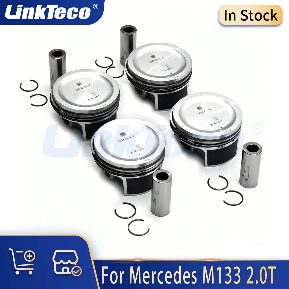 Engine Parts Pistons With Rings Set Fit 2.0 L T Gas M133 For Mercedes-Benz A45 CLA45 AMG W176 C117 X156 M133.980 2.0T
Engine Parts Pistons With Rings Set Fit 2.0 L T Gas M133 For Mercedes-Benz A45 CLA45 AMG W176 C117 X156 M133.980 2.0T