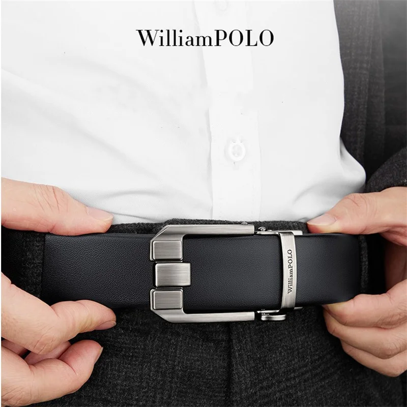 WILLIAMPOLO Retro Fashion Men's Belt Genuine Leather Imitation Pin Buckle Waistband Luxury Brand Designer Belt for Man Gift
WILLIAMPOLO Retro Fashion Men's Belt Genuine Leather Imitation Pin Buckle Waistband Luxury Brand Designer Belt for Man Gift