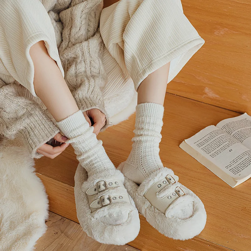 Women Long Socks Cashmere Women Boot Solid Wool Thigh Stocking Skinny Casual Cotton Over Knee-High Fluffy Female Long Knee Sock
Women Long Socks Cashmere Women Boot Solid Wool Thigh Stocking Skinny Casual Cotton Over Knee-High Fluffy Female Long Knee Sock