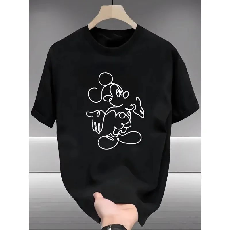 New Disney Mickey Mouse Men's High Quality Fashion Cotton T-shirt for Autumn 2025 Street Wear Casual Trendy Style
New Disney Mickey Mouse Men's High Quality Fashion Cotton T-shirt for Autumn 2025 Street Wear Casual Trendy Style