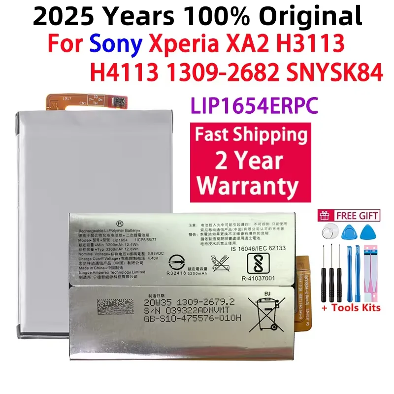 3,8 В 3200 мАч LIP1654ERPC для Sony Xperia L3 I3312 I3322 I4312 I4332 SM33 LIP1654 SNYS1654 Батарея + инструменты бесплатно
3,8 В 3200 мАч LIP1654ERPC для Sony Xperia L3 I3312 I3322 I4312 I4332 SM33 LIP1654 SNYS1654 Батарея + инструменты бесплатно