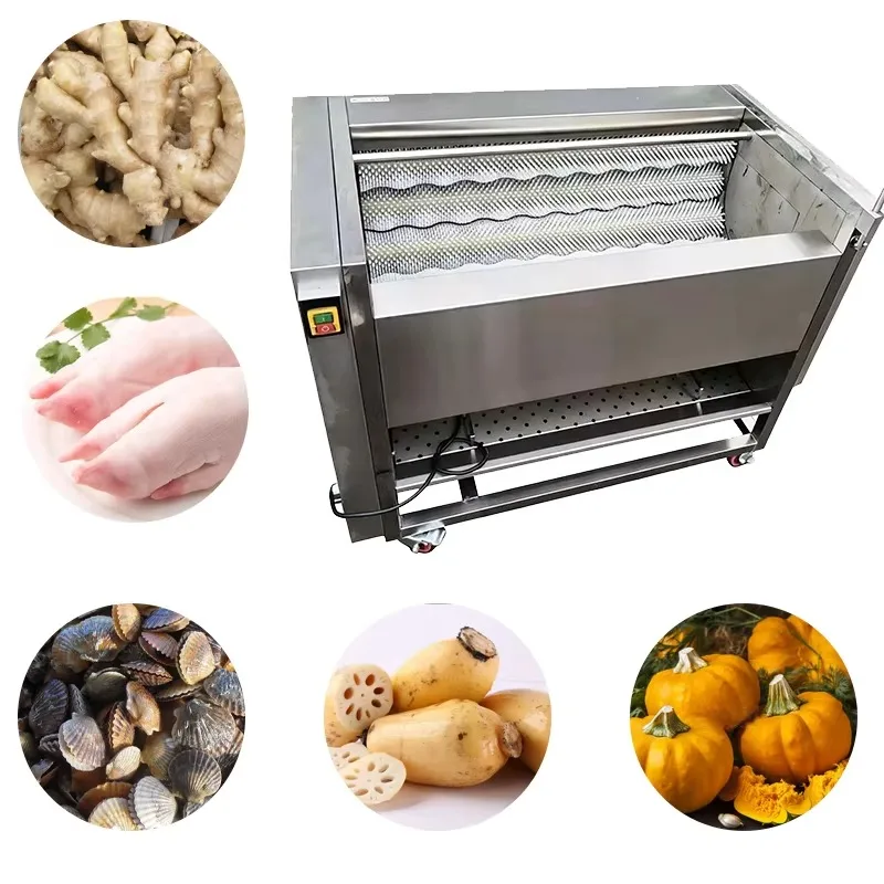Electric Multi Functional Commercial Fruit Vegetable Cleaning Peeling Machine Potato Washing Drum Brush Cleaning Equipment
Electric Multi Functional Commercial Fruit Vegetable Cleaning Peeling Machine Potato Washing Drum Brush Cleaning Equipment