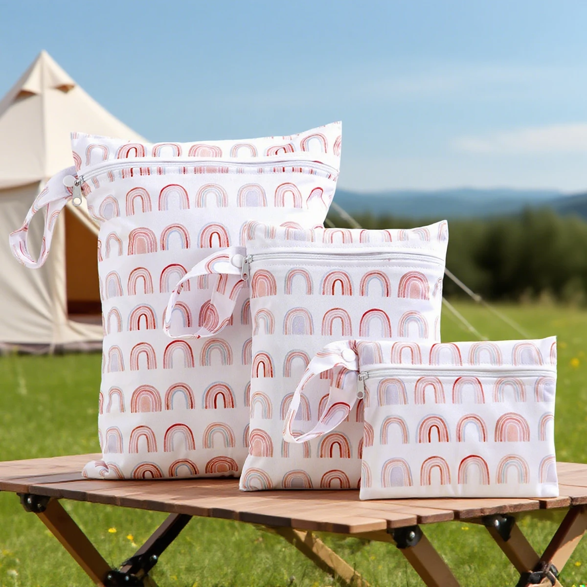 Elinfant 3PCS Stroller Storage Hanging Bag Multi-purpose Portable Diaper Bag With Zipper & Handle Wet Dry Bag
Elinfant 3PCS Stroller Storage Hanging Bag Multi-purpose Portable Diaper Bag With Zipper & Handle Wet Dry Bag