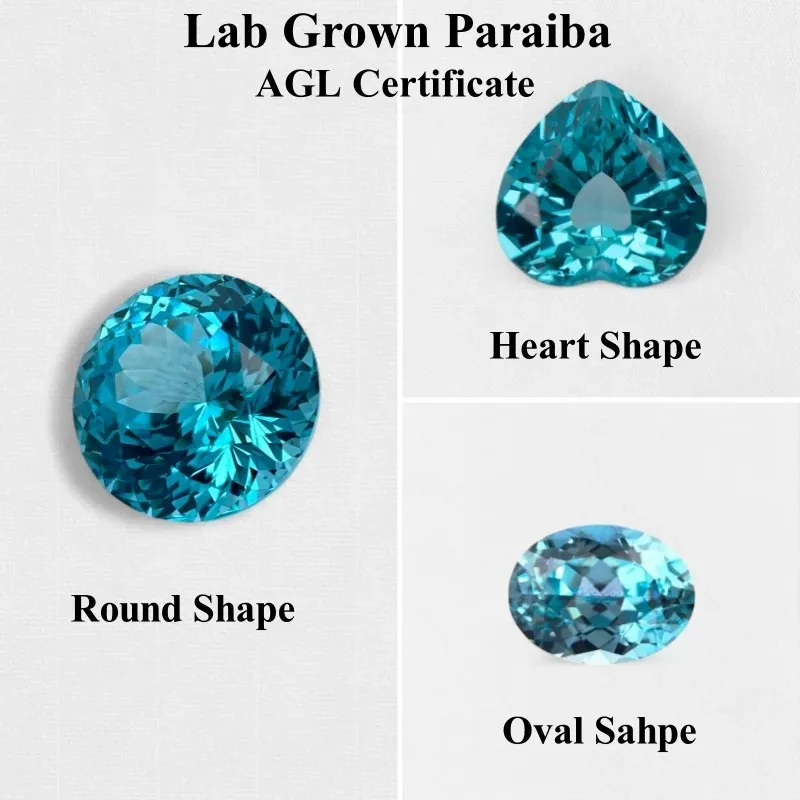 Par-Lab Grown Paraiba Charm Gemstone - Multi-shape, for DIY Ring/Necklace/Bracelet, with Selectable AGL Certificate
Par-Lab Grown Paraiba Charm Gemstone - Multi-shape, for DIY Ring/Necklace/Bracelet, with Selectable AGL Certificate
